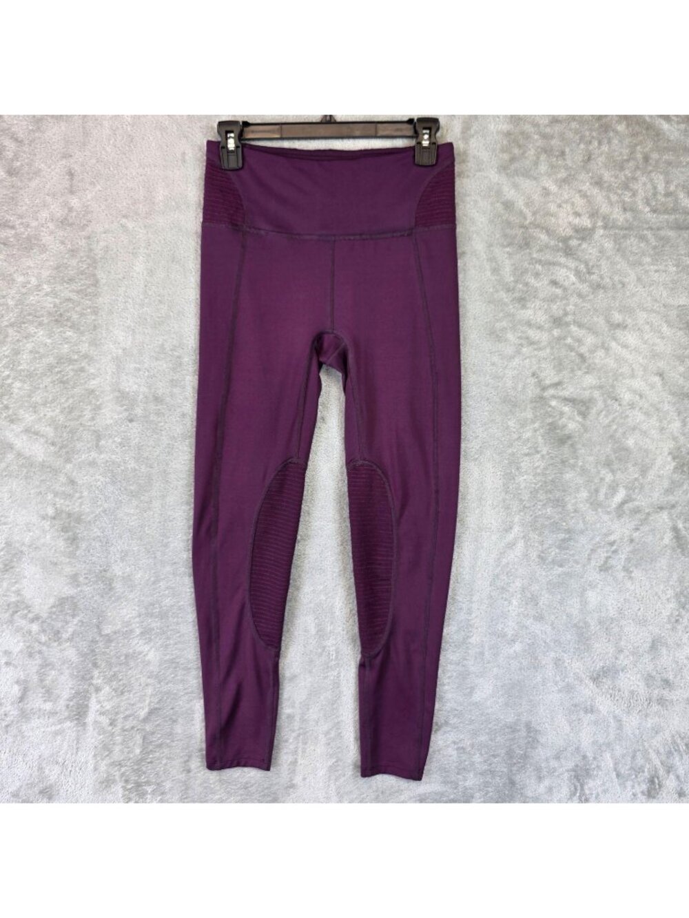 FP Movement Leggings Womens S Purple High Rise Ankle Knit Yoga Athletic Stretch